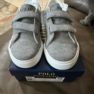 Todler boy polo ralph lauren shoes. Size 10. NEW